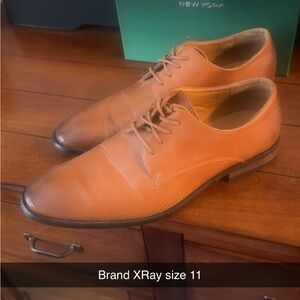 Men's Tan Leather Dress Shoes
